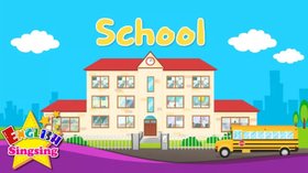 Kids vocabulary - [Old] School - Learn English for kids - English educational video